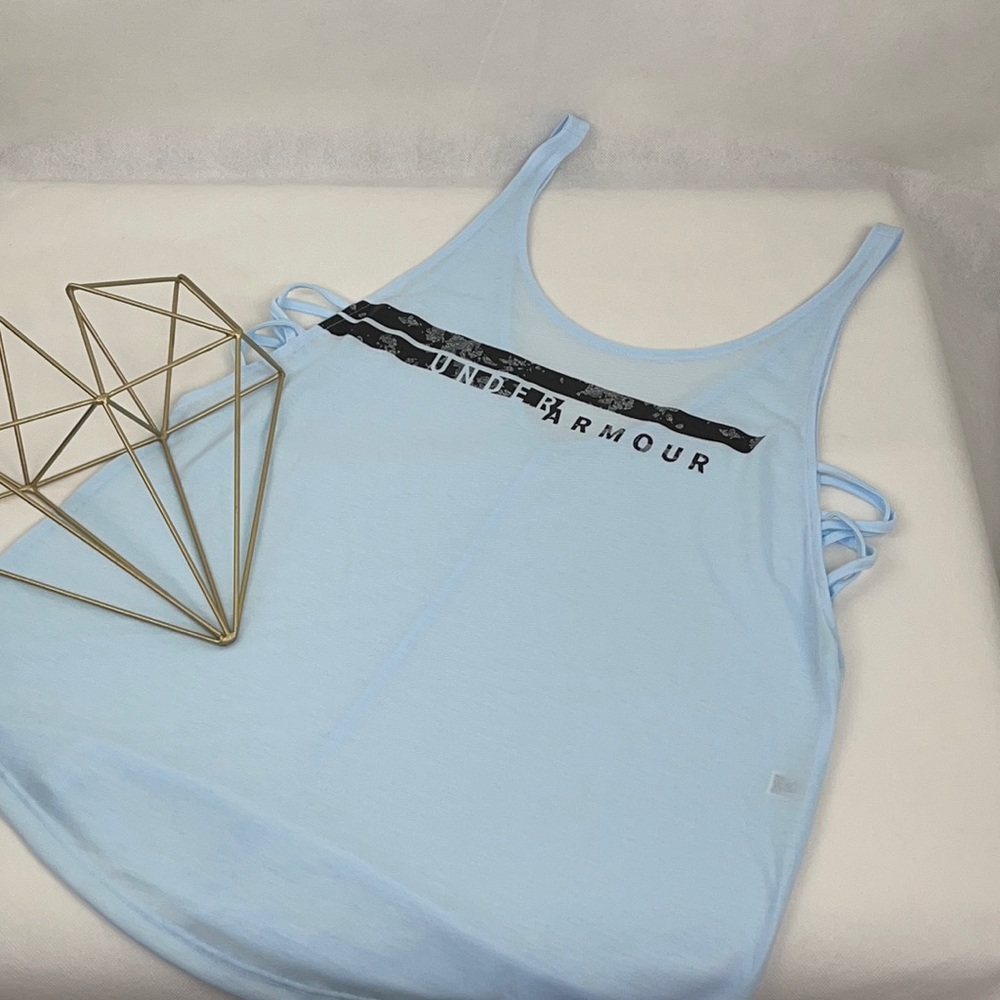 Under Armour Light Blue V back Tank